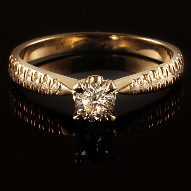 סוליטרים - טבעות אירוסין - SRE-1501-Y